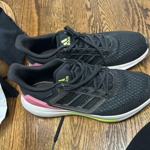 Gently used adidas running shoes